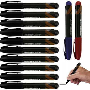 LIHOVÉ FIXY voděodolná permanentní sada černá, modr., tmavě modrá