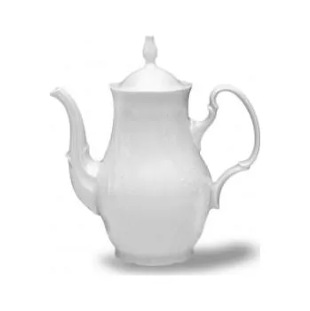 Konvice na čaj Porcelánová konvice na kávu, Bernadotte, český porcelán, bílá, 1200 ml, Thun 1794
