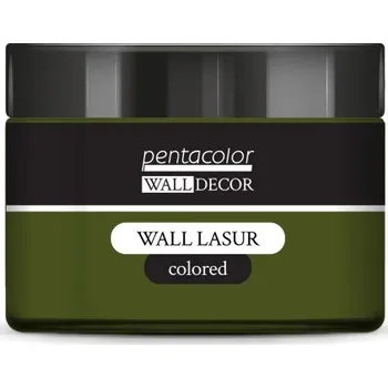 Vodová barva Pentart Lazurovací barva na zeď barevná WALL DECOR 150 ml OLIVOVÁ ZELENÁ
