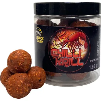 Boilies Neutrálně vyvážené boilies Black Carp Wafters 130g 20mm CHK