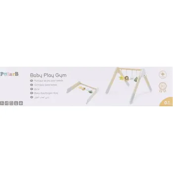 Hrazdička Dřevěná hrazdička s hračkami