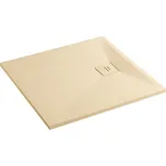 Erga Hyper, SMC sprchová vanička 100x70x2, 6 cm + sifon, béžová matná, ERG-V06-SMC-7010S-BG