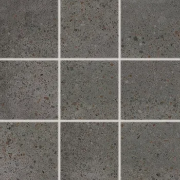 Dlažba RAKO Dlažba Rako Piazzetta černá mat rektifikovaná 10x10 DAK11789 DAK11789