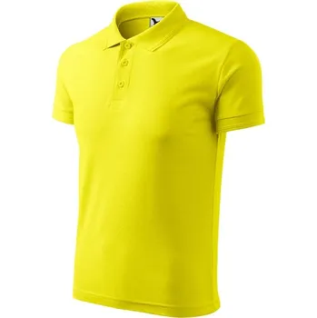 Pánská košile Pique Polo polokošile pánská citronová 2XL