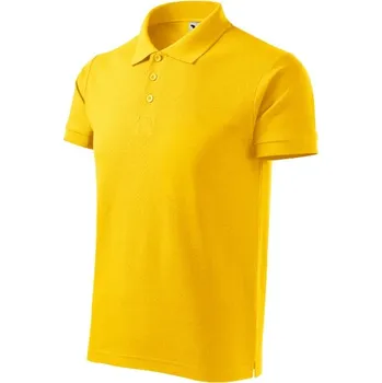 Pánská košile Cotton Heavy polokošile pánská žlutá 3XL