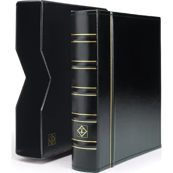 Obal pro sběratelský předmět Leuchtturm OPTIMA Classic album s kazetou a 10 listy Barva: Černá