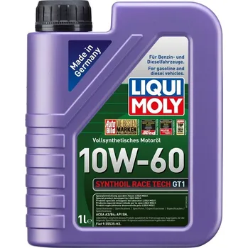 Motorový olej Motorový olej Liqui Moly Synthoil Race Tech GT1 10W-60, 1L