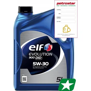 Motorový olej Motorový olej Elf 5 l 5W-30
