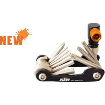 Multiklíč Multiklíč KTM MULTITOOL 13 s inflátorem super plochý, s CO₂ inflátorem