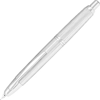 PILOT plnicí pero Capless Stripe "F", Rhodium Plated