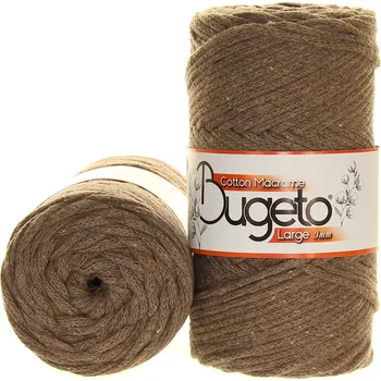 Příze Bugeto Cotton Macrame Large 3mm hnědá 303