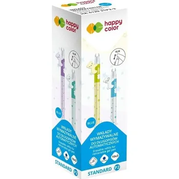 Set školních potřeb Wkład wymazywalny 3szt niebieskie HAPPY COLOR