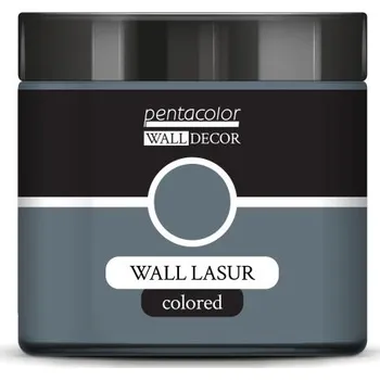 Výtvarná barva Pentart Lazurovací barva na zeď barevná WALL DECOR 500 ml ŠEDÁ