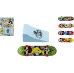 TD skateboard prstový 10cm s rampou Teddies