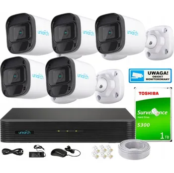 Bezpečnostní kamera Sada pro monitoring Uniarch by Uniview Kamery IPC-B124-APF28 4Mpx a 8kanálový rekordér s PoE