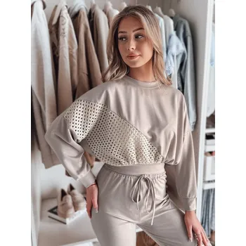 Dámské tričko Dámské triko DSTREET ELEGRA BÉŽOVÁ unisize