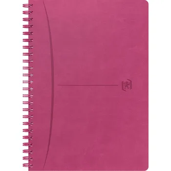OXFORD Signature A5, 80 listů, čtverečkovaný, růžový