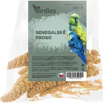 Krmivo pro ptáka Birdies proso senegalske 100g