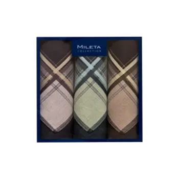 Látkový kapesník Mileta a.s. Pánský kapesník GERE 3 ks barva: tmavý mix - 3ks