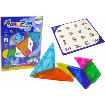 ostatní stavebnice Mamido Skládačka Tangram se 7 magnetickými kostkami