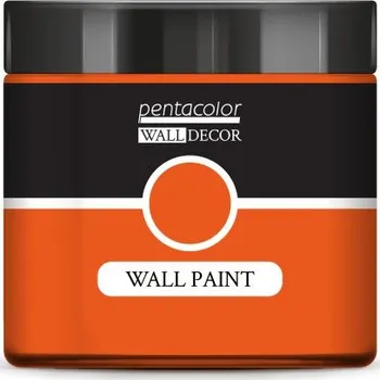 Speciální výtvarná barva Pentart Barva na zeď WALL DECOR 500 ml MANDARINKOVÁ