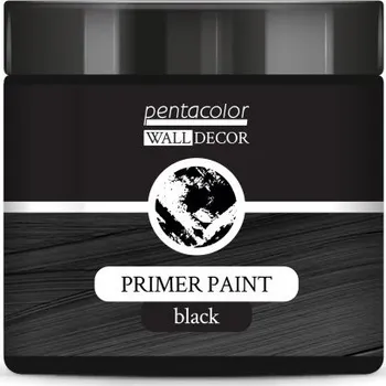Vodová barva Pentart Základní barvy WALL DECOR 500 ml ČERNÁ