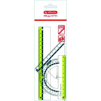 Set školních potřeb Komplet geometryczny 3 częsciowy My.Pen PP