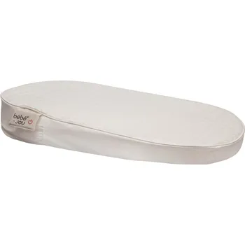 Přebalovací podložka Bebe-Jou Vyhřívaná prošívaná přebalovací podložka Quilted Waves vlnky, krémová bílá" "Barva:bílé|Požadované vlastnosti:Omyvatelné|Typ:podložky|
