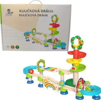 Dřevěná hračka BABU - Kuličková dráha
