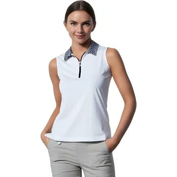 Pánské tričko Daily Sports Kyoto Sleeveless Monocrome Black S Polo košile