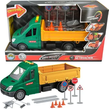 autíčko CITY SERVICE CAR - 1:14 Auto správa silnic s příslušenstvím