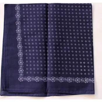 Látkový kapesník Šátek Etex Květy B01 1 ks - tmavě modrý