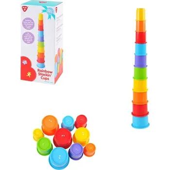 Hračka pro nejmenší PLAYGO - Skládací věž - Zvířátka