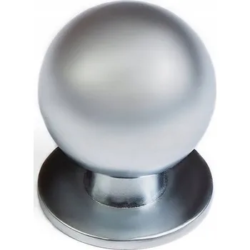 Nábytkové kování Nábytková úchytka DG32, matný hliník, průměr 25 mm