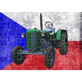 Puzzle puzzle s traktorem ZETOR 25A 300 dílků