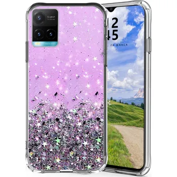 Pouzdro na mobilní telefon Zadní Kryt Radian pro Vivo Y21S Y33S fialový