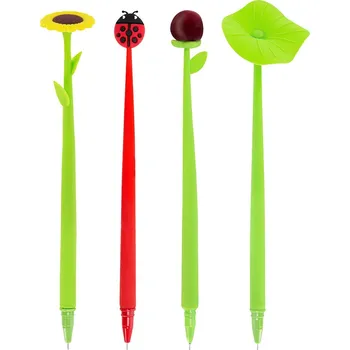 Easy KIDS FLEXILE - Silikonové kuličkové gelové pero - 0,5 mm - různé vzory - MIX 1