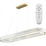 Toolight Toolight, LED stropní svítidlo 100x30 cm, 22W, APP1508-CP, zlatá matná, OSW-06971