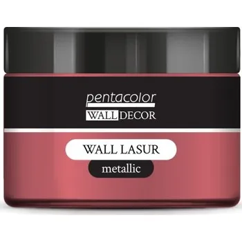Výtvarná barva Pentart Lazurovací barva na zeď metallic WALL DECOR 150 ml PERLEŤOVÁ RŮŽOVÁ