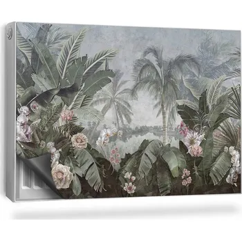 Obraz Magnetická podložka na radiátor, kryt 90 x 60 cm šedá