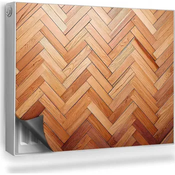 Obraz Magnetická krycí deska na radiátor 80 x 60 cm hnědá