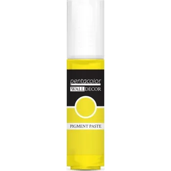 Speciální výtvarná barva Pentart Pigmentová pasta WALL DECOR 20 ml ŽLUTÁ