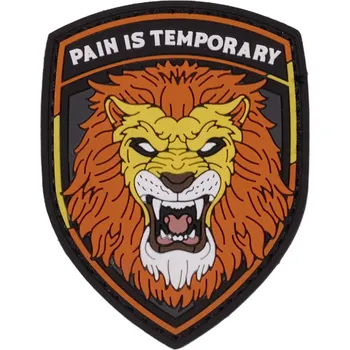 Sportovní taška ELITEX TRAINING Bolest je Temporary Elitex Training Velcro Patch ČERNÁ