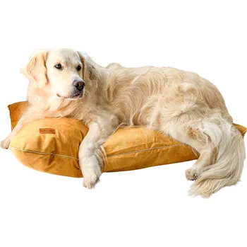 Pelíšek pro psa Polštář pro psy Halkalife žlutý 100 cm x 70 cm