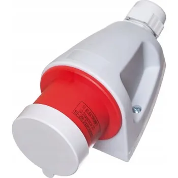 Elektrická zásuvka Zástrčka zásuvková pevná silová 32A 4P 400V WSM 32/4 Elektromet