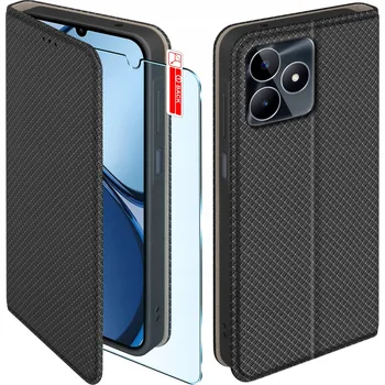 Pouzdro na mobilní telefon Flipové pouzdro KrainaGSM pro realme C53, černé