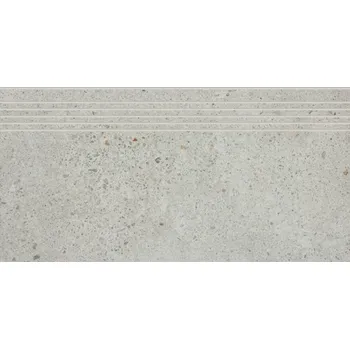 Dlažba RAKO Schodovka Rako Piazzetta světle šedá mat rektifikovaná 30x60 DCPSR788 DCPSR788