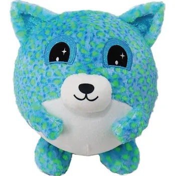 plyšák Nafukovací plyšový kamarád - Medvídek modrý 23 cm