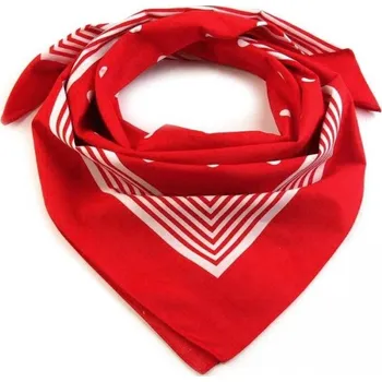 Látkový kapesník Šátek Etex Puntíky B01 1 ks - červený