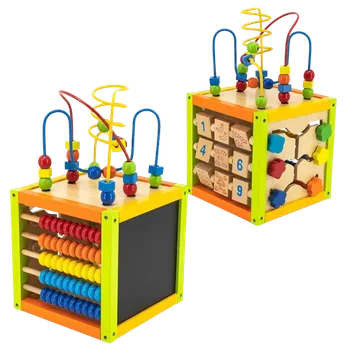 Hračka pro nejmenší BABU - Labyrint kostka 5v1